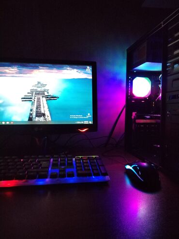 maşın manitor: Ram 8 i5 3470 hdd 500gb videokart gt630. Mouse klaviatura monitor