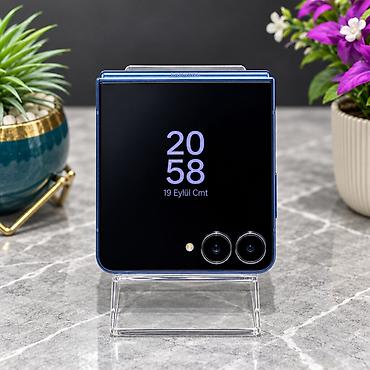 kamera temiri: Samsung Galaxy Z Flip7, 256 GB, rəng - Göy — 6