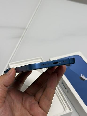 i5 12600: IPhone 13, Б/у, 128 ГБ, Синий, Коробка, 100 % — 5