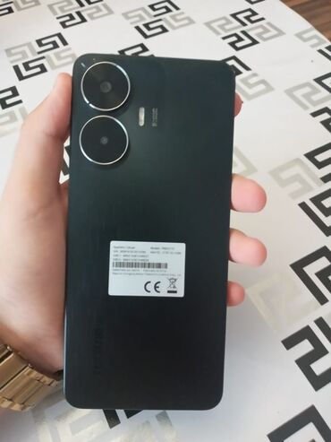 сотовый телефон fly ezzy trendy: Realme 256 ГБ, цвет - Серый, Отпечаток пальца