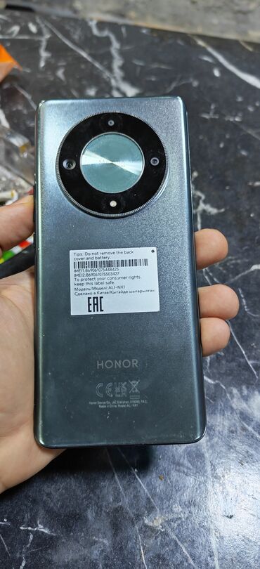 Honor: Honor X9b, 256 GB, rəng - Boz, Düyməli, Sensor, Barmaq izi — 9