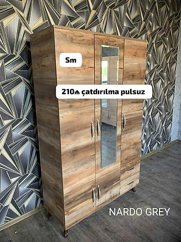 Dolab-asılqanlar: *3 Qapili Dolab şeher içi çatdırilma pulsuz qiymət 210azn* 4 qapılı — 7