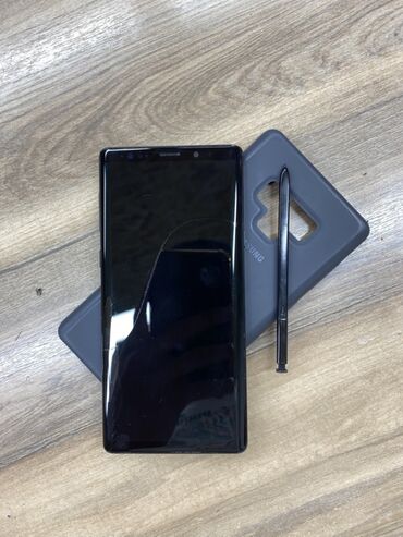 телефоны айфон: Samsung Galaxy Note 9, Б/у, 128 ГБ, цвет - Черный, 2 SIM