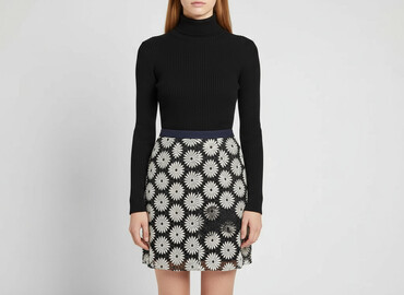czerwone spódniczka w białe grochy: Asos, Спідниця жіноча, розмір L