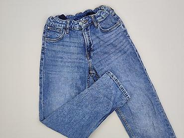 h and m bluzy: Spodnie jeansowe, H&M, 11 lat, 146, stan - Bardzo dobry — 1