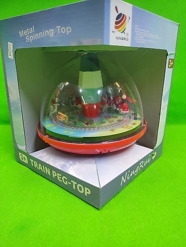 волчок салон: Юла NingRui «Train Peg-Top» (Metal Spinning Top), 3+ - Классическая — 1