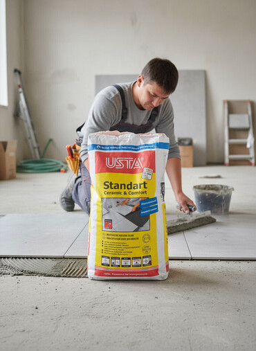 кафельной клей: Клей для плитки USTA Standart Ceramic & Comfort (C1T) -