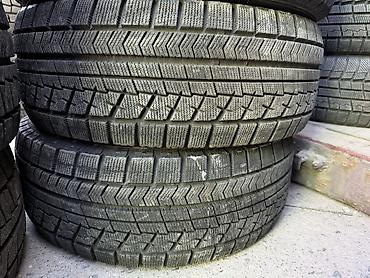 Шины 225 / 55 / R 17, Зима, Б/у, Пара, Легковые, Япония, Bridgestone
