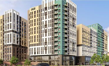 жк prime park: 1 комната, 37 м², Элитка, 6 этаж, ПСО (под самоотделку)