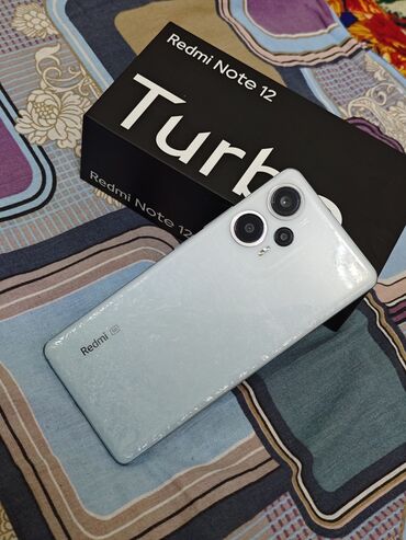 стиральная машинка токмок: Redmi, Redmi Note 12 Turbo, Колдонулган, 256 ГБ, түсү - Ак, 2 SIM