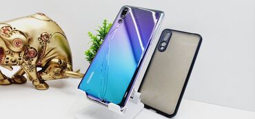 телефон huawei mya l22: Huawei P20 Pro, Б/у, 128 ГБ, цвет - Синий, 2 SIM