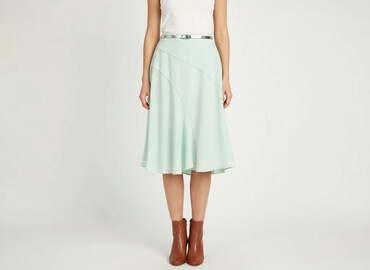 spódnice plisowane różowa midi: Women`s skirt, size L