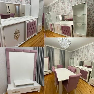 Qonaq otağı dəstləri: İşlənmiş, Komod, Masa və oturacaqlar, TV stend, Kredit yoxdur