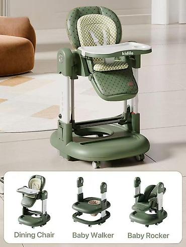 Столы для кормления: Qidalanma oturacağı Kidilo Kidilo 3-in-1 Multifunctional qidalanma — 2