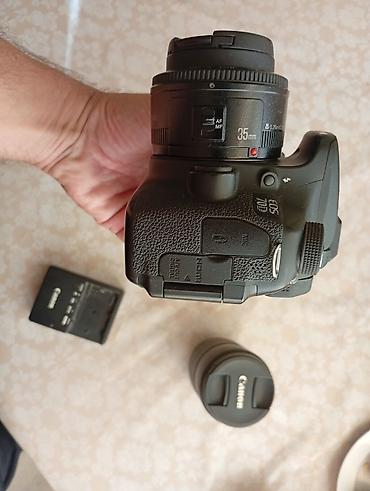 Фотоаппараты: Canon EOS 70D fotoaparat dəsti Tərkibi: - Canon EOS 70D gövdə (üst — 3