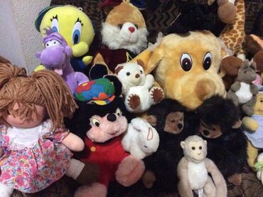 ayı kukla: Böyük yumşaq oyuncaqlar kolleksiyası - Müxtəlif ölçülərdə və