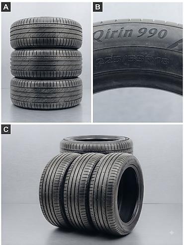 kia servis sumqayıt: 225/55R/18 cemi 14min km gedib.Teze kimidir.4 ededi Qiymet 380 azn — 1