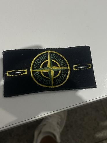 wl t: Нашивка Stone Island на кнопках - Оригинальный стильный патч с — 1