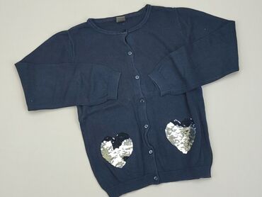 bershka niebieski sweterek: Светр, Little kids, 8 р., 122-128 см, стан - Задовільний