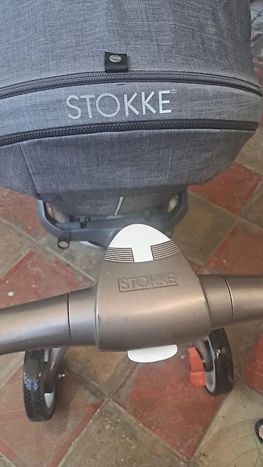 uşaqlar ucun gəlinliklər: Stokke scoot tipli uşaq arabası - Rəng: tünd boz (melanj) - Təkərlər — 5