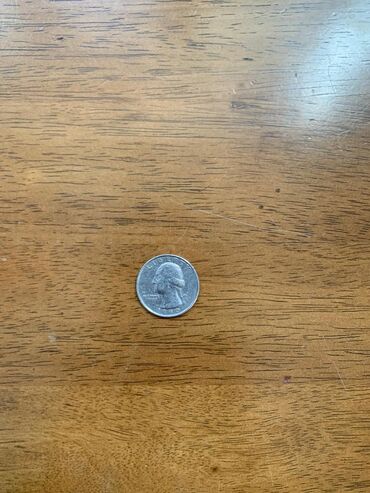 из серебра: США, четвертак (25 центов) 1990 года. - Номинал: quarter dollar (25