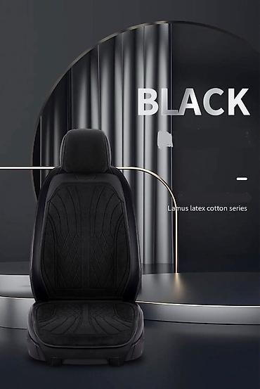 lecsus: Чехлы Алькантара, С подушкой, цвет - Черный, Lexus, Новый, Бесплатная доставка, Платная доставка, Самовывоз — 3