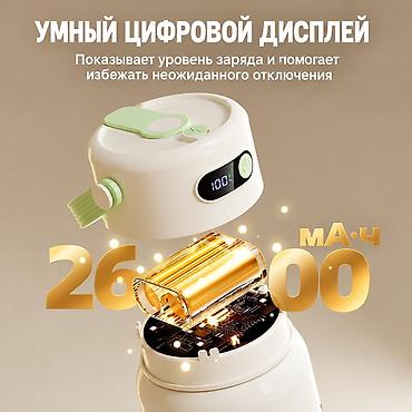 Другие комплектующие: Портативный беспроводной блендер JIEXG — 1000 мл Мощный портативный — 8