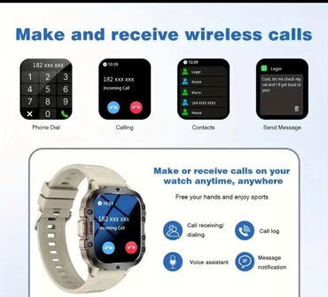 Smart saatlar: Smart saat, Smart, Sensor ekran, rəng - Qara — 3