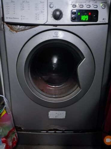 встраиваемые стиральные машины под столешницу: Paltaryuyan maşın Indesit, 7 kq, İşlənmiş, Avtomat, Qurutmasız