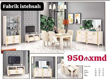 masalli mebel: Qonaq otağı mebel dəsti – Fabrik istehsalı Dəst tərkibi və ölçülər: - — 1