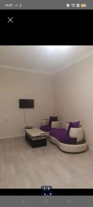 Uzunmüddətli kirayə evlər: 80 kv. m, 2 otaqlı, İnternet, Qaz, Telefon — 2