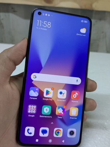 компютер новый: Xiaomi, Mi 11 Lite, Колдонулган, 128 ГБ, түсү - Кара, 2 SIM