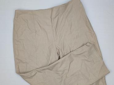 beżowy: Spodnie materiałowe damskie, rozmiar XL — 1