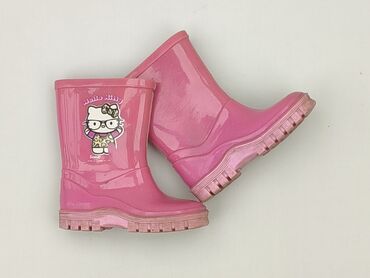 szerokie spodnie dla niskich dziewczyn: Rain boots, Hello Kitty, 15 and less, condition - Very good