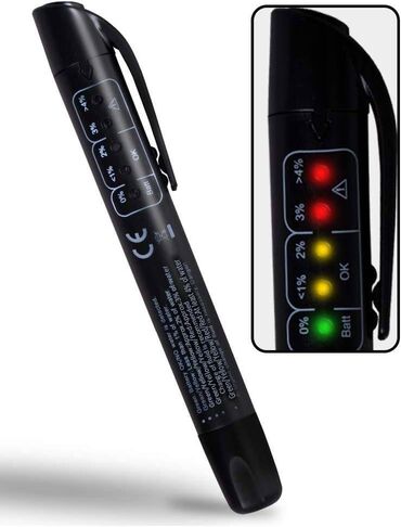 Инструменты для авто: Тестер тормозной жидкости электронный в виде ручки с LED индикатором