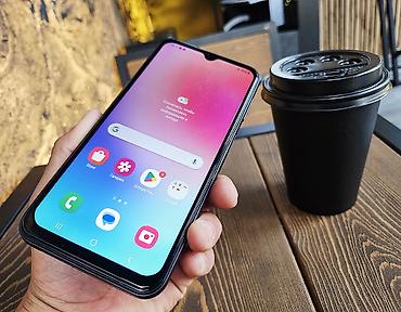 note 2: Samsung Galaxy A24 4G, Б/у, 128 ГБ, цвет - Черный, 2 SIM — 9
