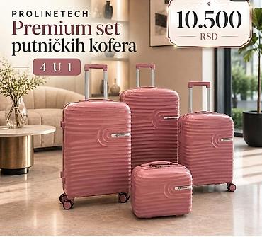 sandale gladiator: PROLINETECH Premium set putničkih kofera – 4 u 1 - Elegantni — 1