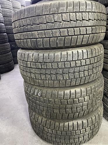 зимние шины 22555 r16: Шины 225 / 55 / R 16, Зима, Б/у, Комплект, Легковые, Япония, DUNLOP — 1