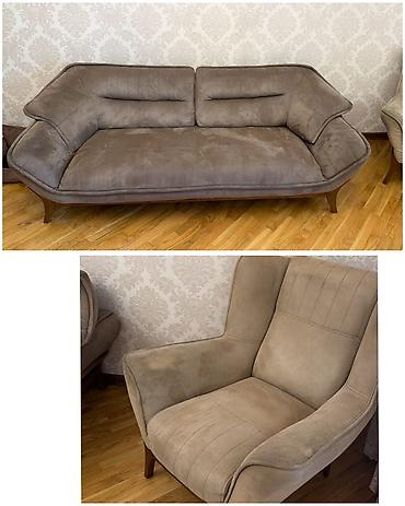 sifer satisi: Saloğlunun divan və 1 ədəd kreslosu satılır 700₼. yaxşı — 1