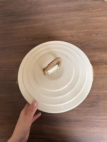çörek: Metal “Ekmeklik / Bread Box” çörək qabı - Material: möhkəm metal — 2