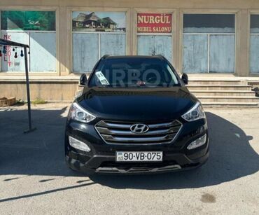 Hyundai: Hyundai Santa Fe – qara rəngli, şəhər və uzun yola uyğun komfortlu — 11