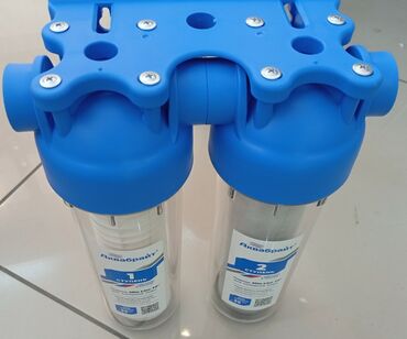 filter su: İki mərhələli su filtrləmə sistemi - Brend: Аквабрайт (Akvabrait) -