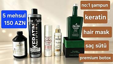 dəsti: Molekulyar keratin dəsti – John Pablo Professional Paket məzmunu (5 — 1