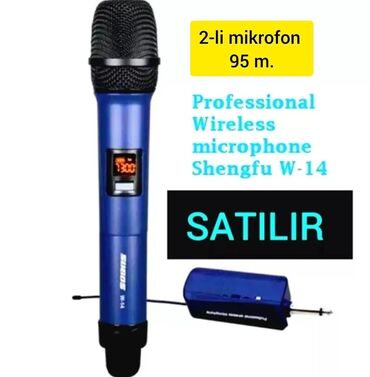 Mikrofonlar: Yeni Simsiz (Bluetooth) Mikrofon Ünvandan götürmə — 13