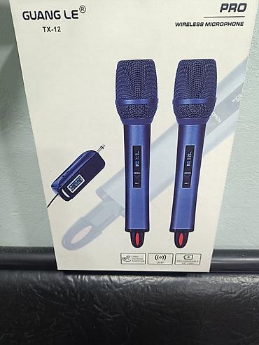 masalar kitab: Mikrafonlar 2 ədəd Bluetooth microphone qutuda yenidir yoxlamağa imkan — 1