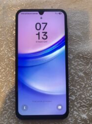 toxunma çanta: Samsung Galaxy A15, 128 GB, rəng - Göy, Barmaq izi, İki sim kartlı, Face ID