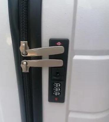 Putni koferi i torbe: Tvrdi kofer na točkićima – bela boja - Materijal: ABS/plastika sa — 7