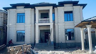 Фасадные работы: Сарыташ гранит мрамор Фасадные работы под ключ - Изготовление и — 1