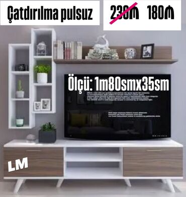 Yataq otağı dəstləri: _*TV STEND / TV altı*_ *Yeni və sifarişlə* 💥 Qiymət : *180₼*