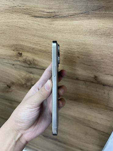 Мобильные телефоны и аксессуары: IPhone 15 Pro Max, Б/у, 256 ГБ, Natural Titanium, Чехол, Кабель, 85 % — 2